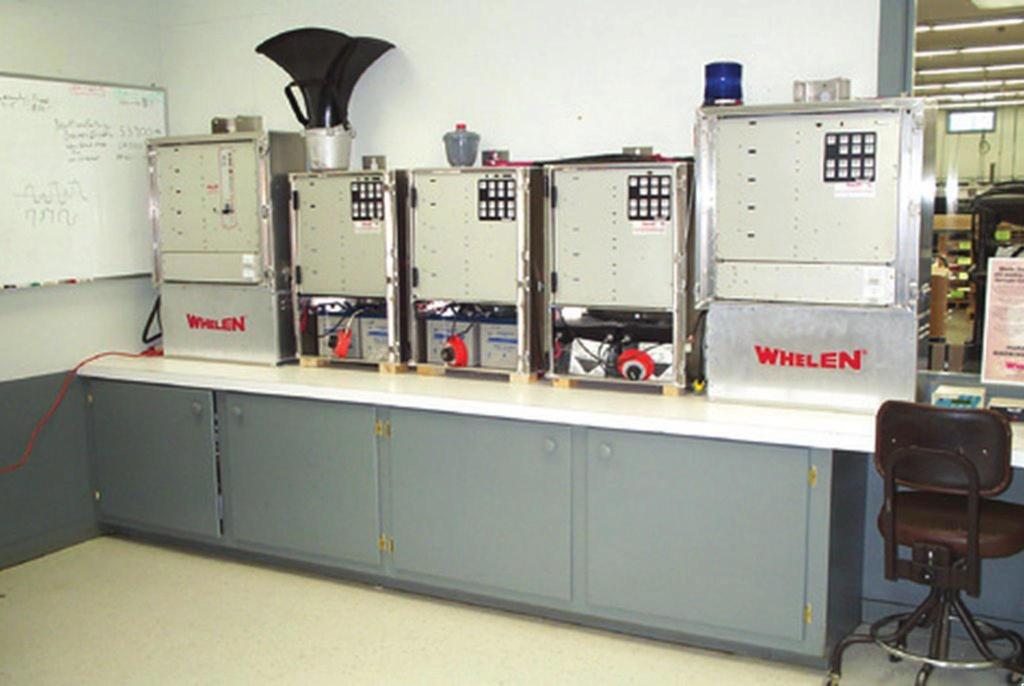 Testing Whelen siren cabinets